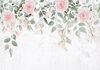 Hangende roze Rozen fotobehang 