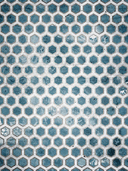 Abstract fotobehang Hexagon patroon