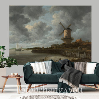 De molen bij Wijk bij Duurstede fotobehang