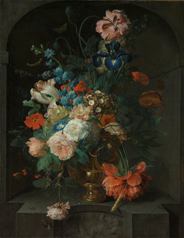 Stilleven met bloemen fotobehang Rijksstudio