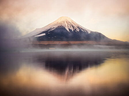 Berg Fuji fotobehang