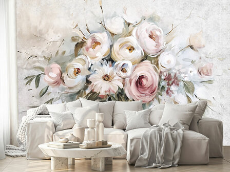 Bloemen behang Vintage Floral