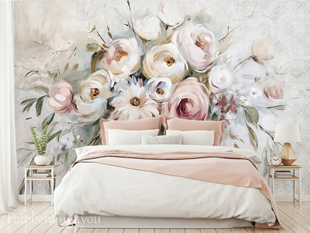 Bloemen behang Vintage Floral