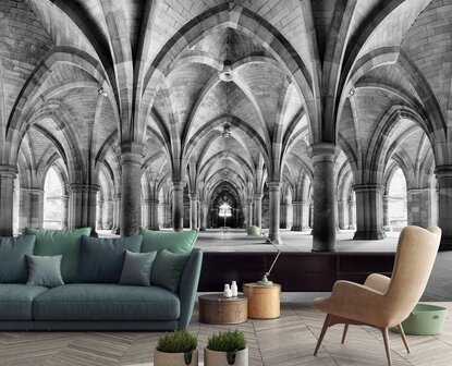 Klooster fotobehang Universiteit Glascow