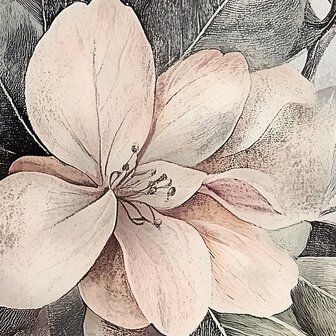 Vintage fotobehang Bloem