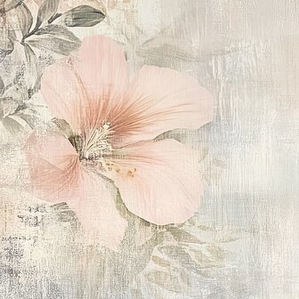 Botanisch fotobehang Hibiscus bloem II