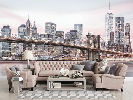 NY Brooklyn Bridge fotobehang B