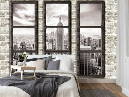 New York fotobehang Ramen 