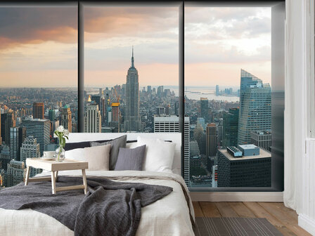 New York fotobehang Window View