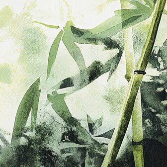 Bamboe takken vlies fotobehang