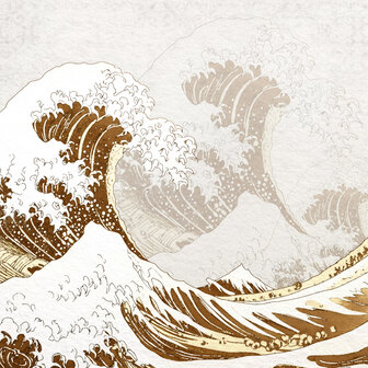 Great Wave of Kanagawa fotobehang