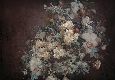Vintage Bloemen fotobehang 