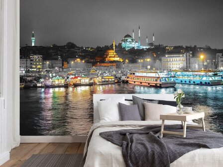 Istanbul fotobehang Gouden Hoorn