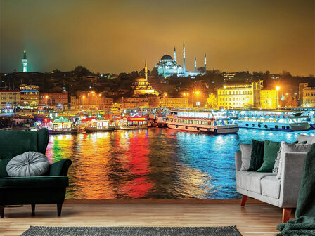 Istanbul fotobehang Gouden Hoorn II