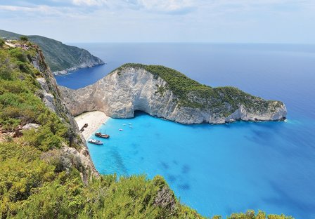 Baai Zakynthos fotobehang