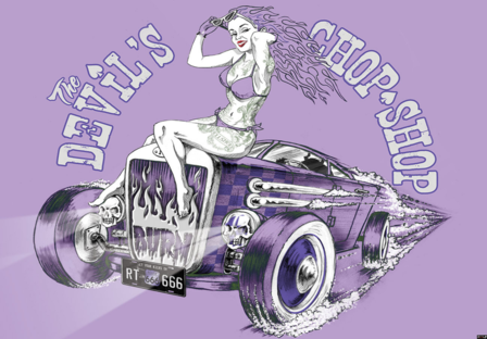 Devils Chop Shop lila