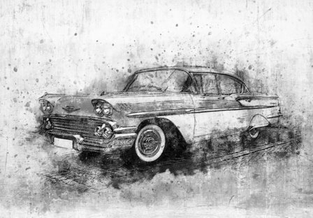 Chevrolet oldtimer fotobehang