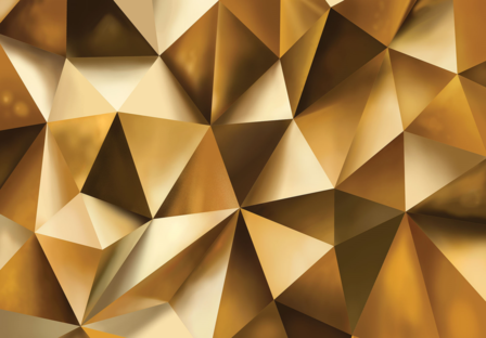 Abstract Gold fotobehang