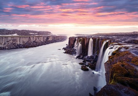 Selfoss waterval fotobehang