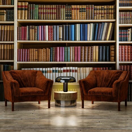 Boekenkast fotobehang
