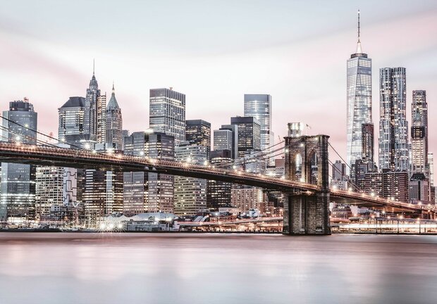 NY Brooklyn Bridge fotobehang B