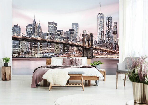 NY Brooklyn Bridge fotobehang B