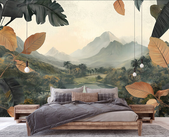 Landschap fotobehang Mountain View