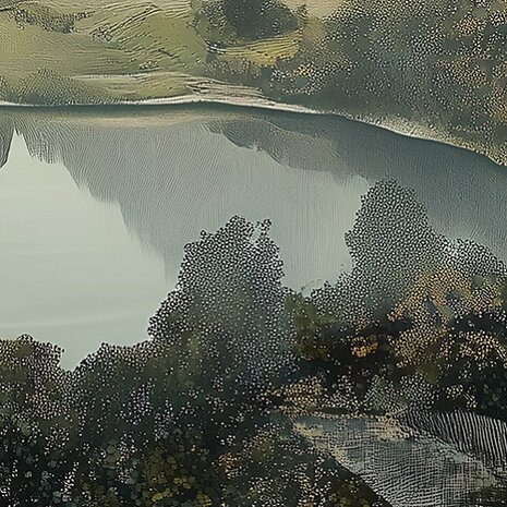 Landschap fotobehang Mountain View
