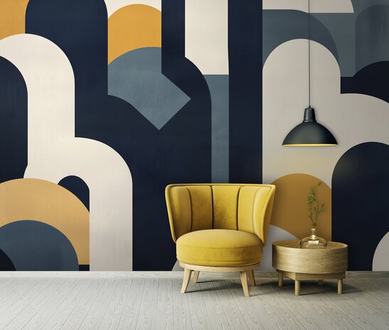 Abstract fotobehang Art Deco
