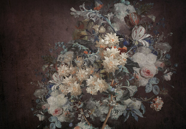 Vintage Bloemen fotobehang 