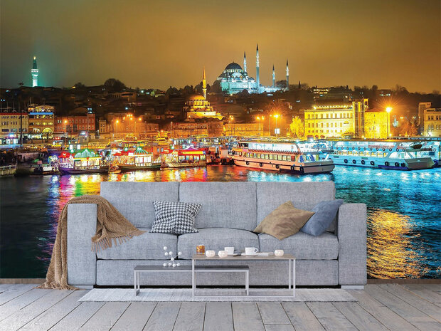 Istanbul fotobehang Gouden Hoorn II