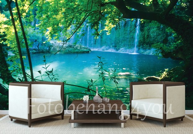 3d behang bos meer