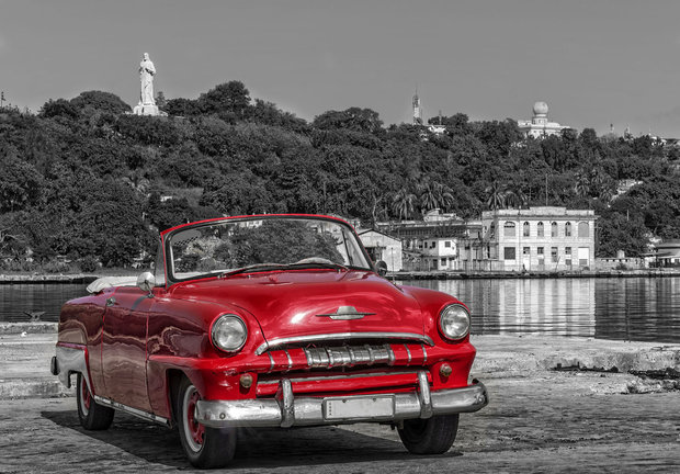Auto fotobehang Cuba