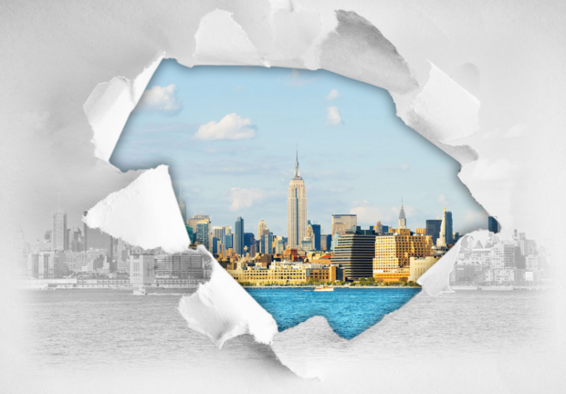 New York 3D fotobehang