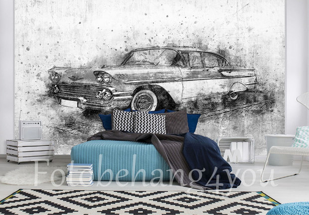 Chevrolet oldtimer behang