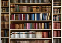 Boekenkast fotobehang