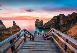 Algarve strand fotobehang Praia de Camilo