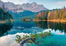 Bergmeer fotobehang Eibsee