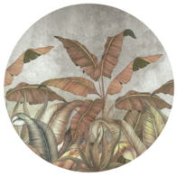 Behangcirkel Bananenplant