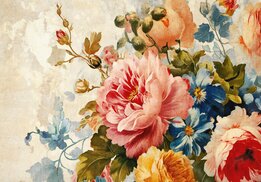 Bloemen behang Romantic Peonies