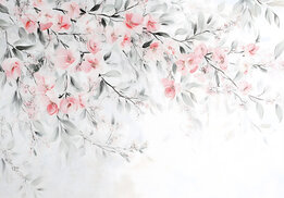 Hangend kersenbloesem fotobehang