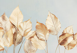 Gouden Bladeren fotobehang