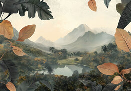 Landschap fotobehang Mountain View