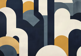 Abstract fotobehang Art Deco