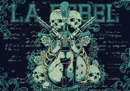 LA Rebel Alchemy fotobehang