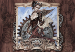 Steam Jenny Alchemy Official fotobehang bruin