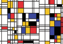 Piet Mondriaan Style fotobehang