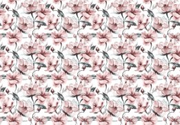 Bloemen fotobehang roze