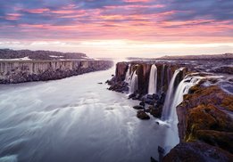 Selfoss waterval fotobehang IJsland